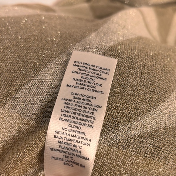 NEW Chico's PALM LEAVES
LUREX YELENA
CARDIGAN FASHION
ALABASTER breathable light - Picture 7 of 12